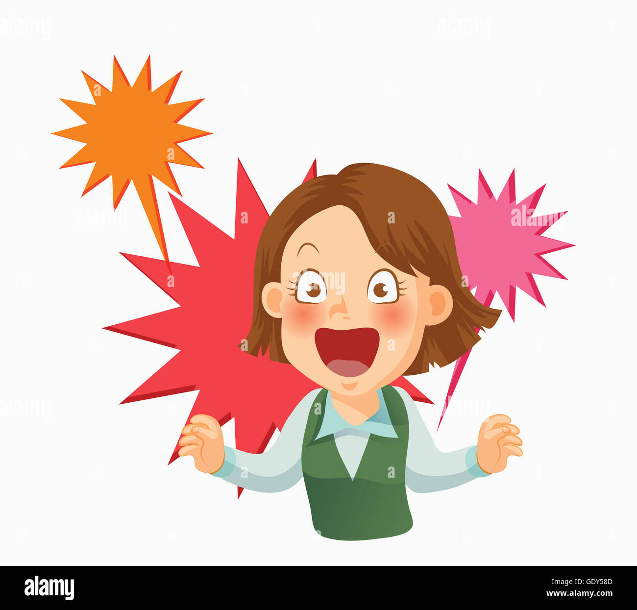 Portrait of smiling school girl Stock Photo - Alamy