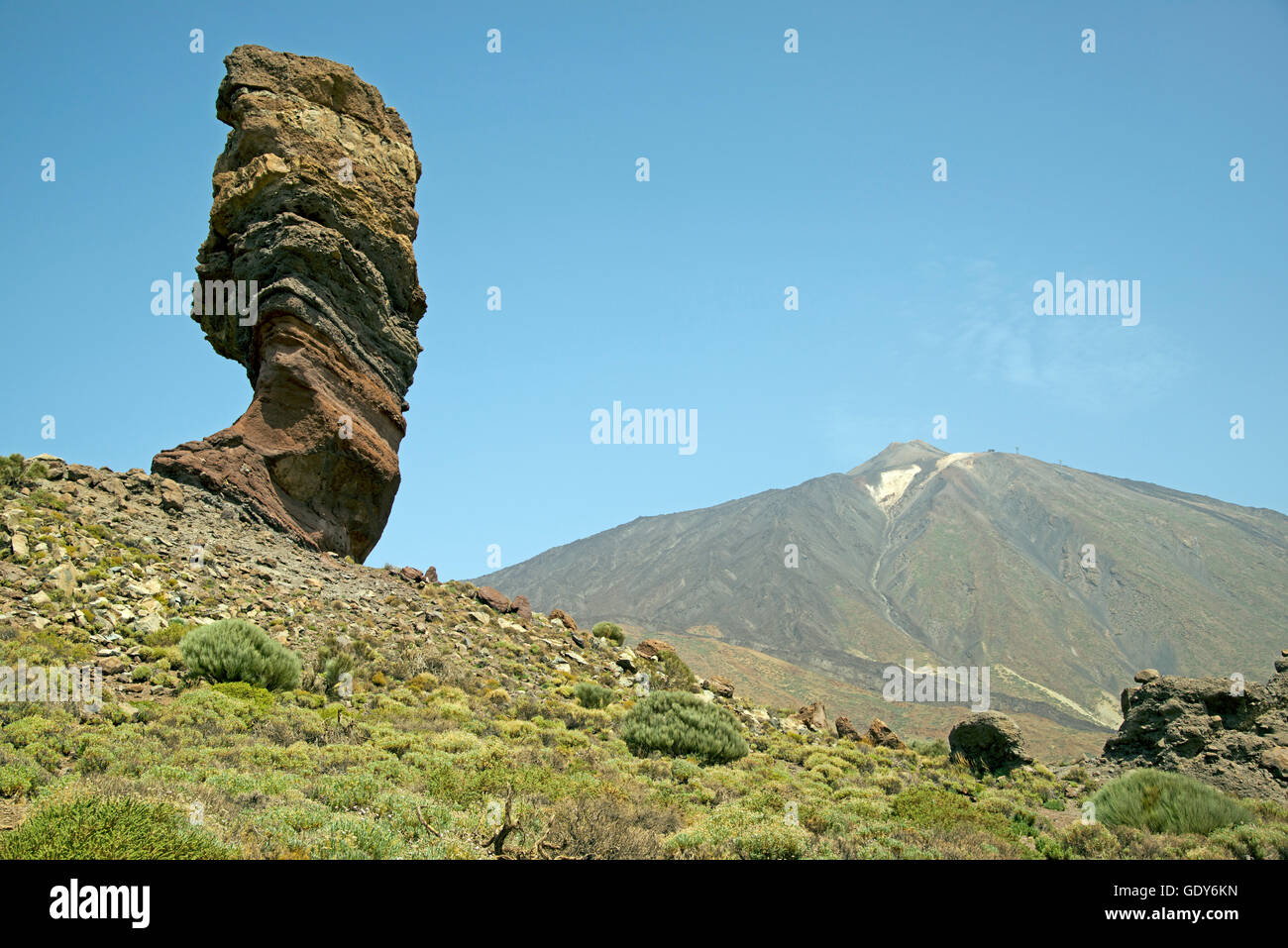 geography / travel, Spain, Tenerife, Roques de Garcia, rock formation ...