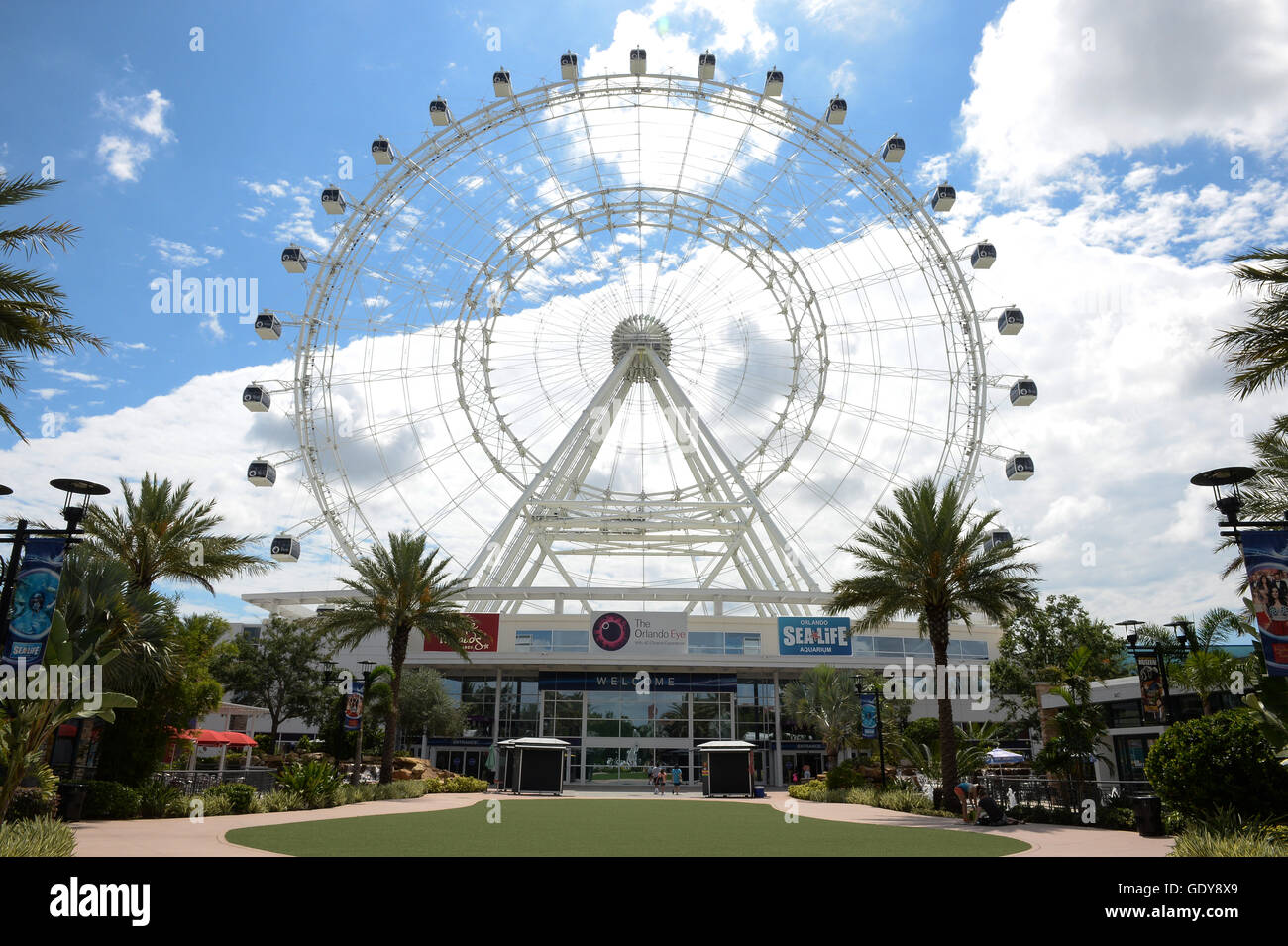 The Orlando Eye a 400ft observation wheel on International Drive in