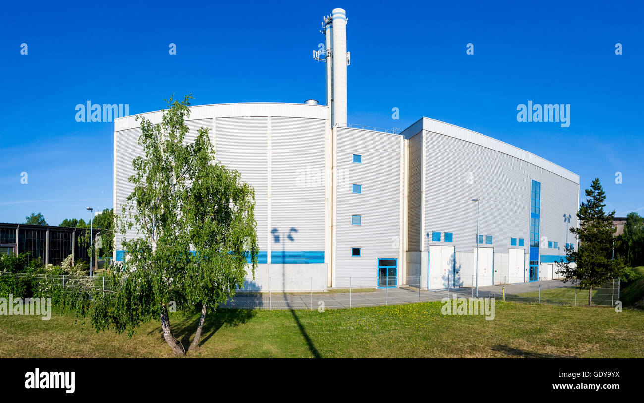 Modern industrial production building Stock Photo