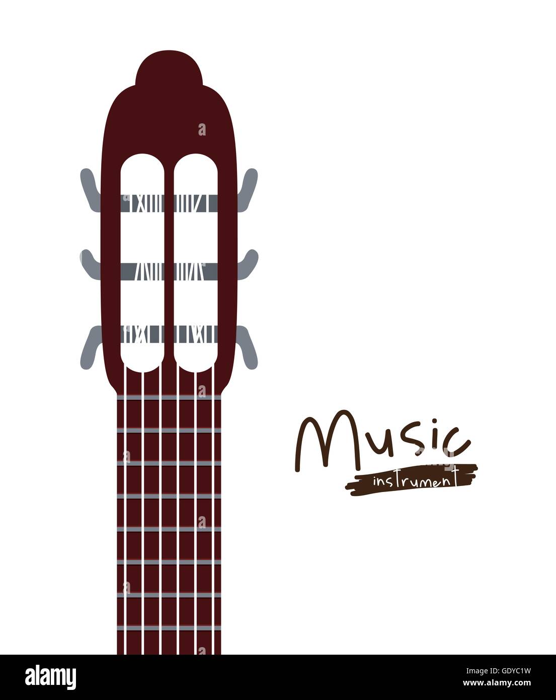 handle acoustic guitar isolated icon design Stock Vector Image & Art ...