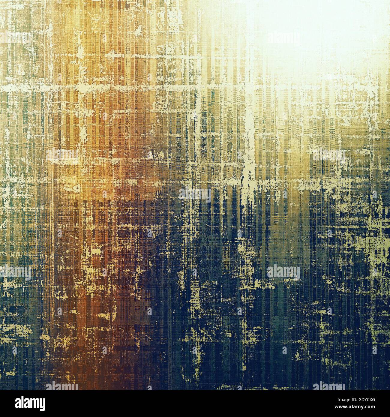 Abstract dirty texture or grungy background. With old style decorative ...