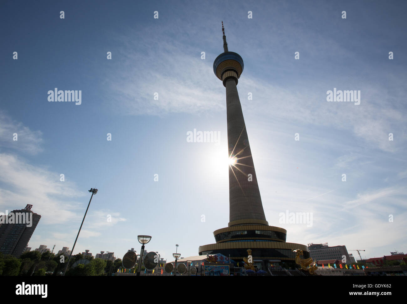 China Central Television Tower, Beijing, China Stock Photo