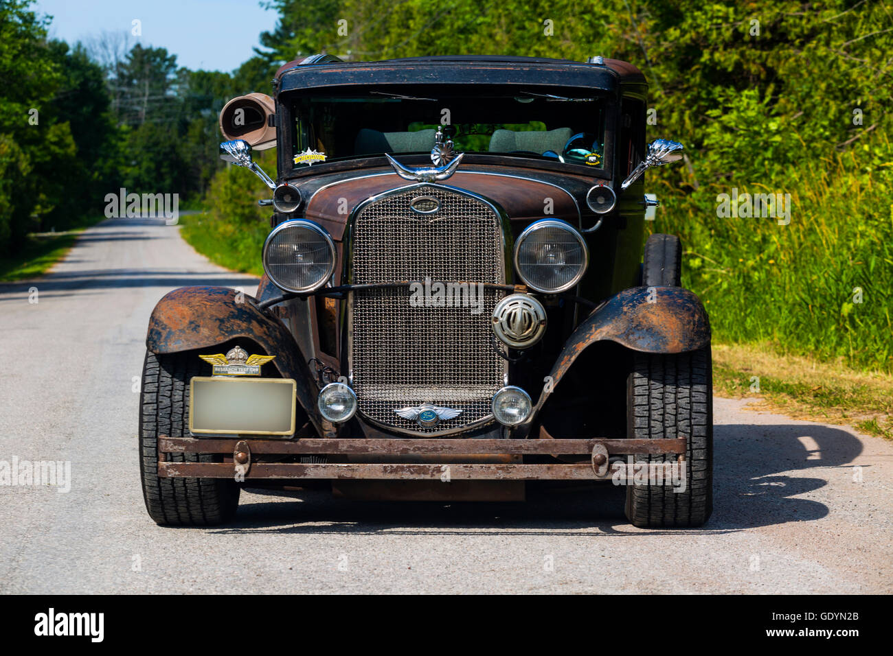 1931 Model A Ford Rat Rod Stock Photo