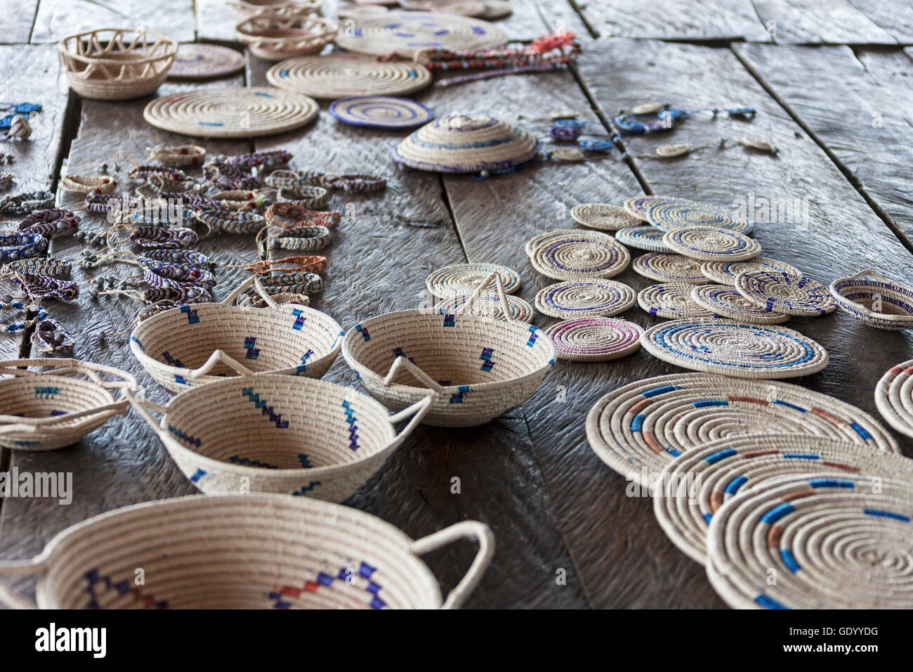 Venezuelan handicrafts, Orinoco Delta, Venezuela Stock Photo