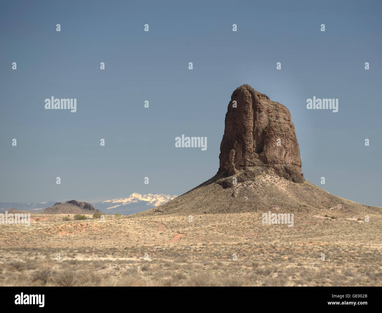 The Arizona side of The Thumb, one of many volcanic plugs in
