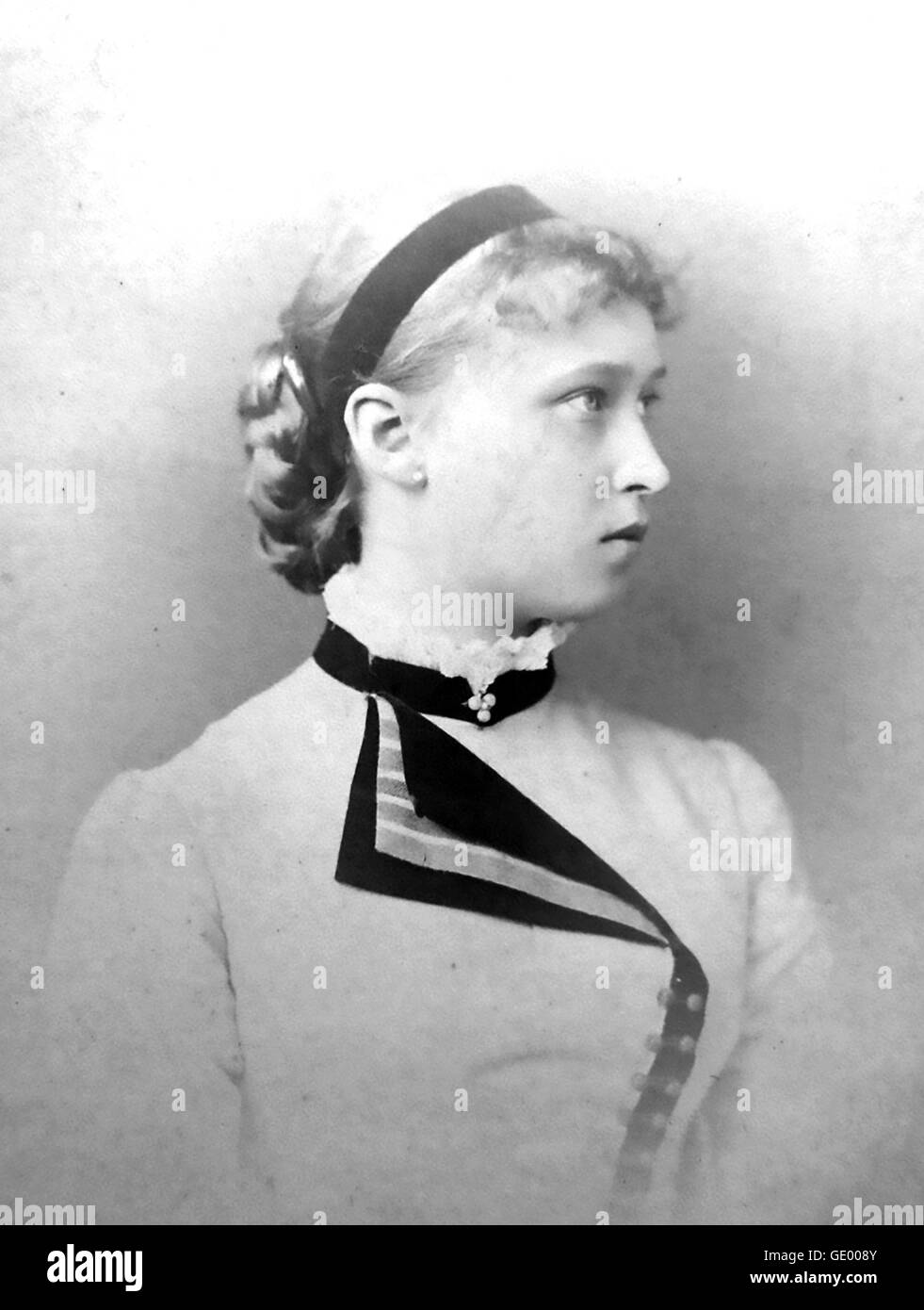PRINCESS IRENE of HESSE (1866-1953)  third child of Princess Alice of the United Kingdom Stock Photo