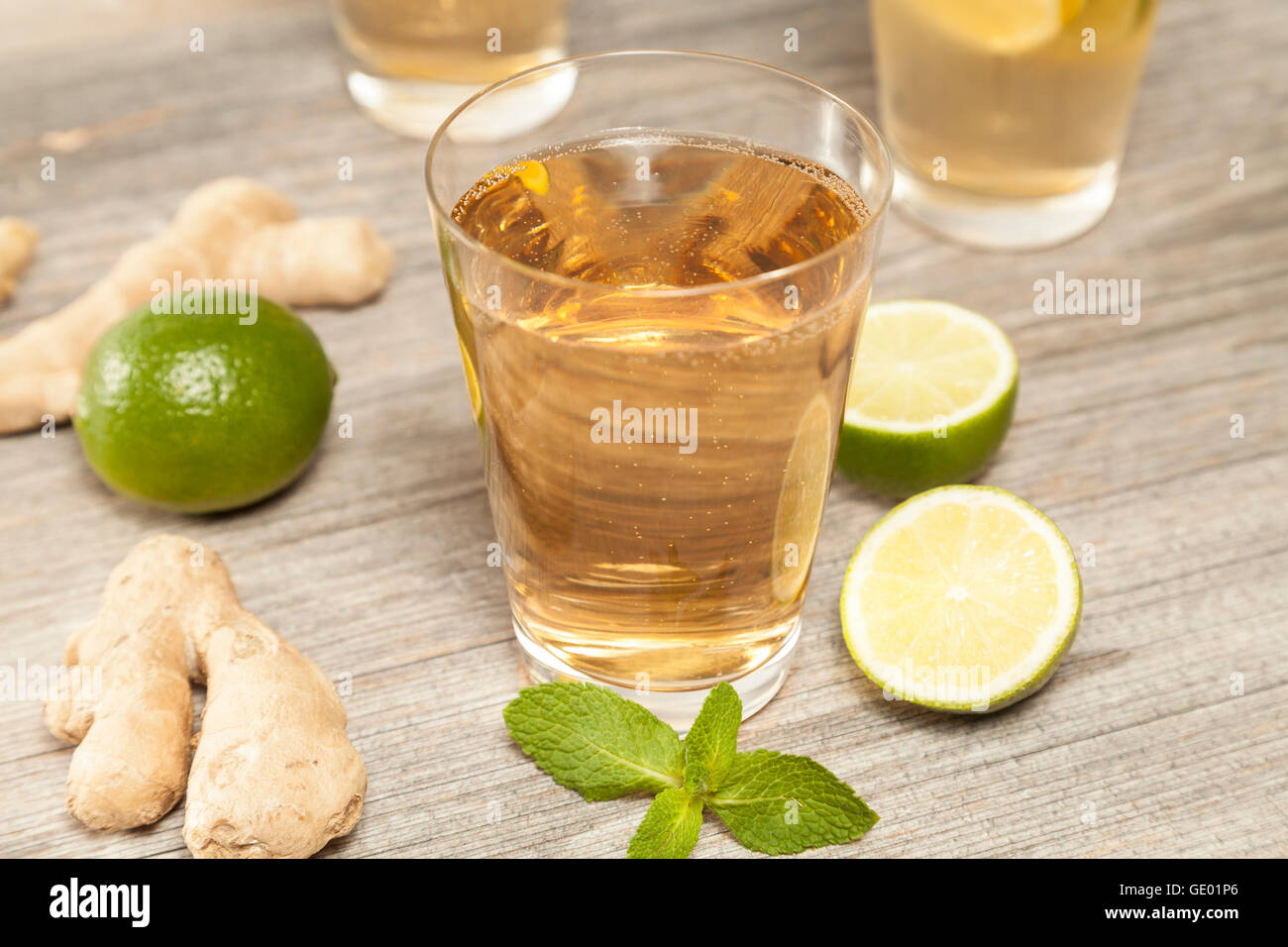 Ginger ale Stock Photo