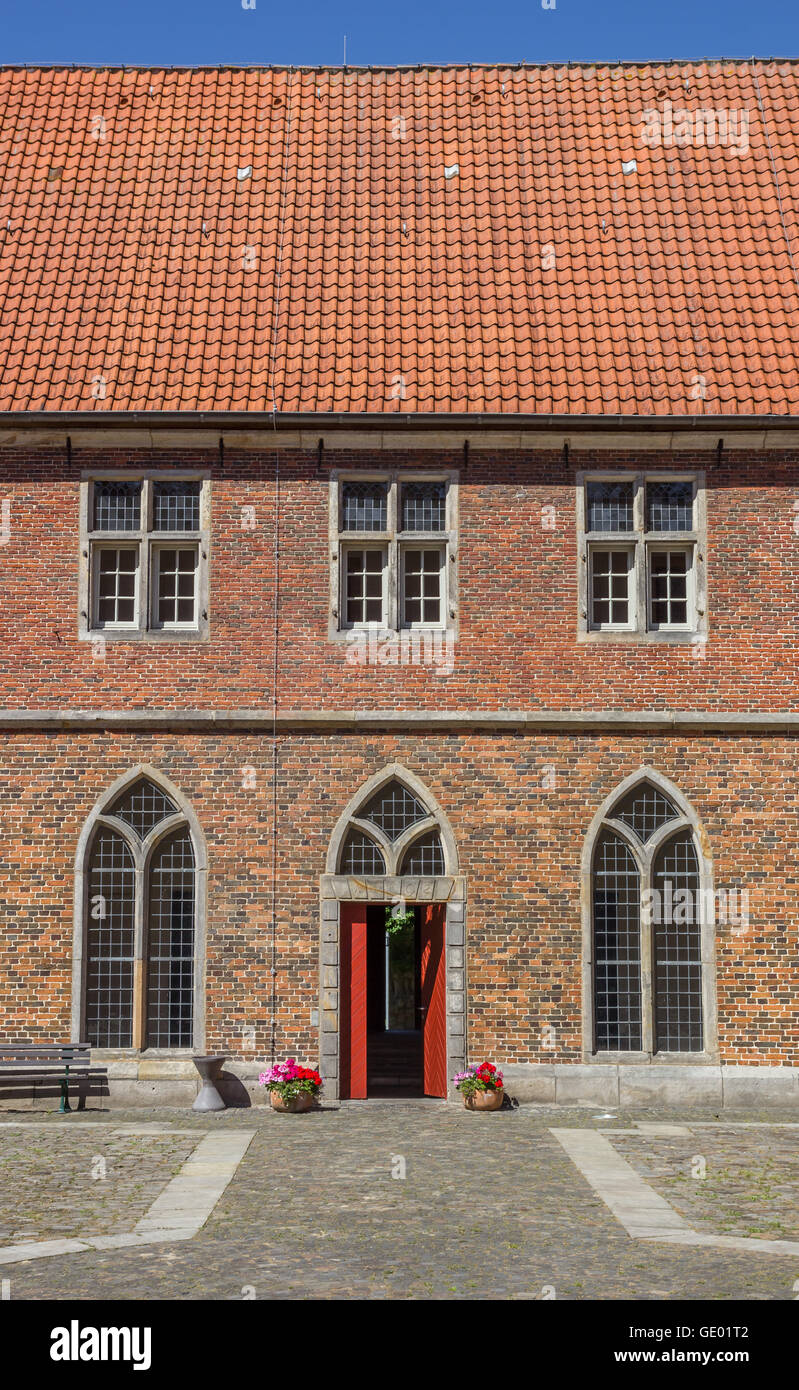Courtyard of the monastery Frenswegen near Nordhorn, Germany Stock Photo