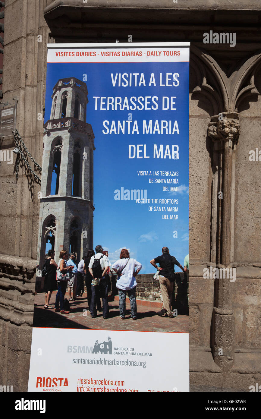 Basilica of santa maria del mar hi-res stock photography and images - Alamy