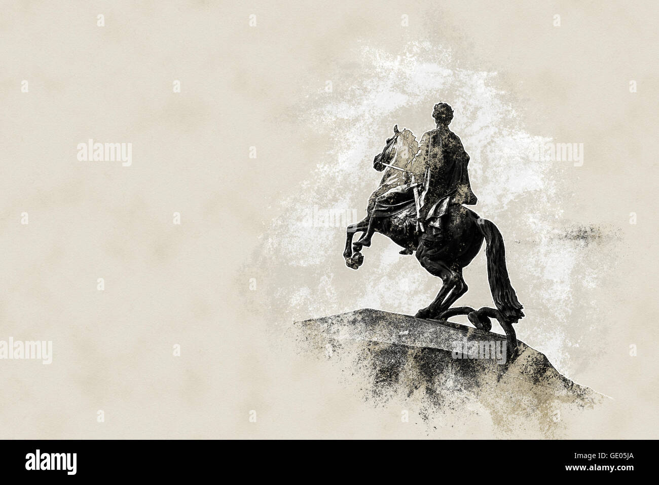 The Bronze Horseman Stock Photo Alamy
