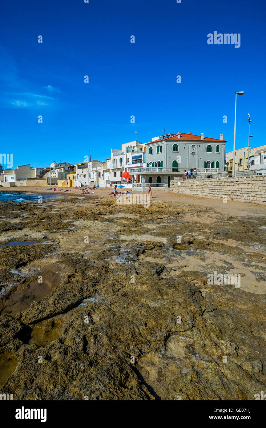 Italy Sicily Punta Secca - Montalbano House Stock Photo - Alamy