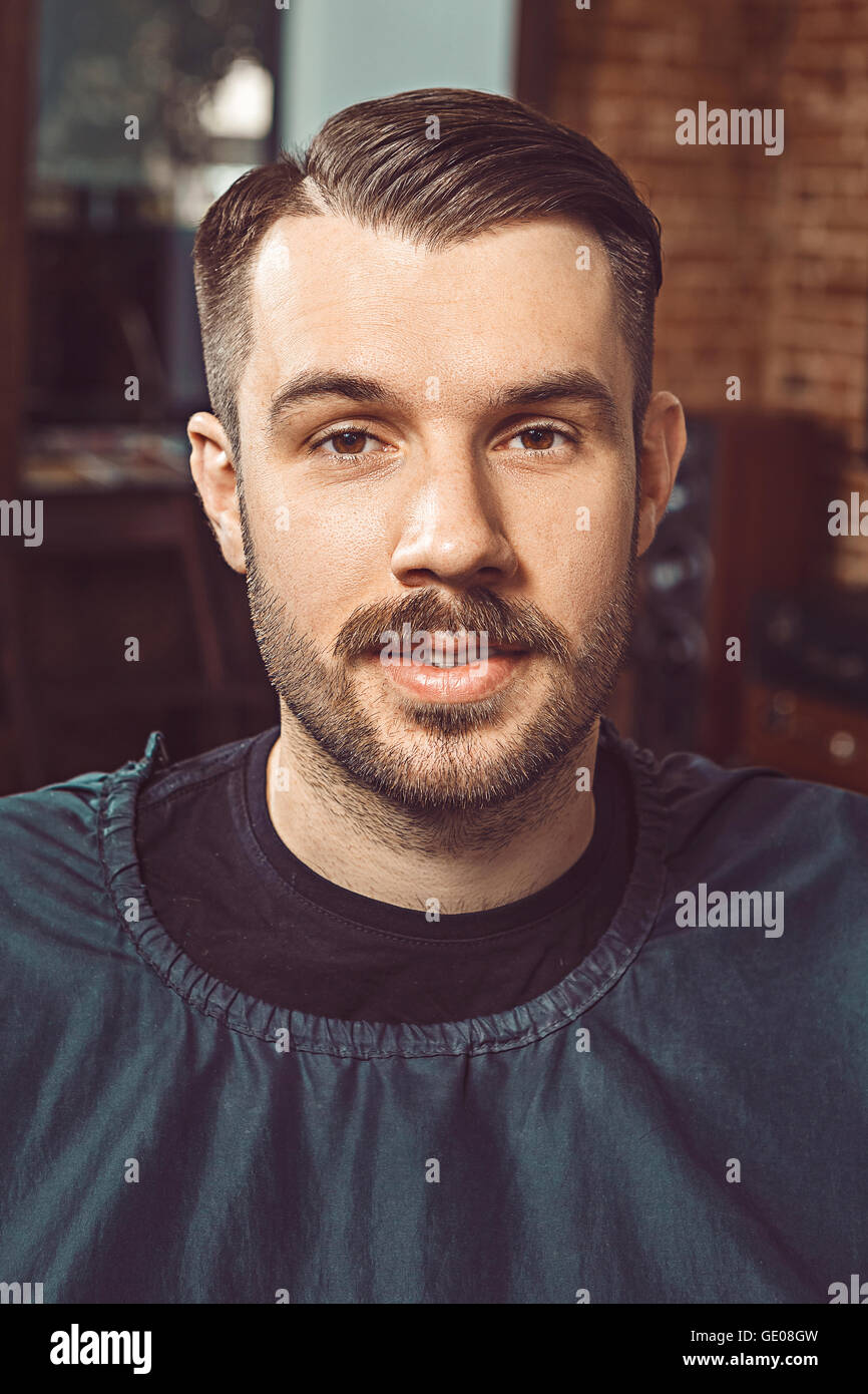 The young man looking at camera Stock Photo - Alamy