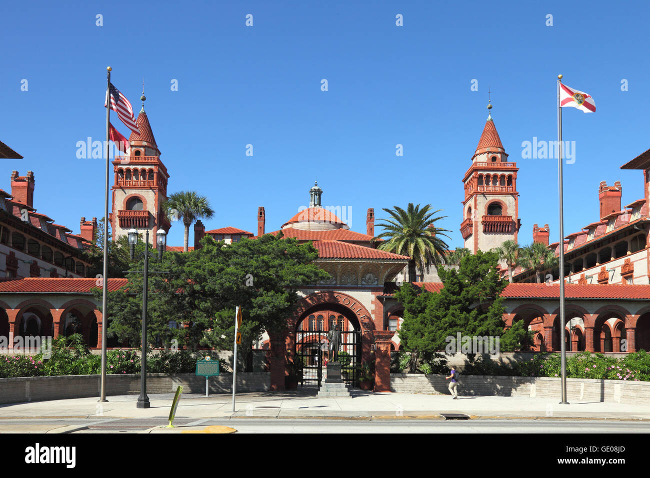 geography / travel, USA, Florida, St. Augustine, Flagler College