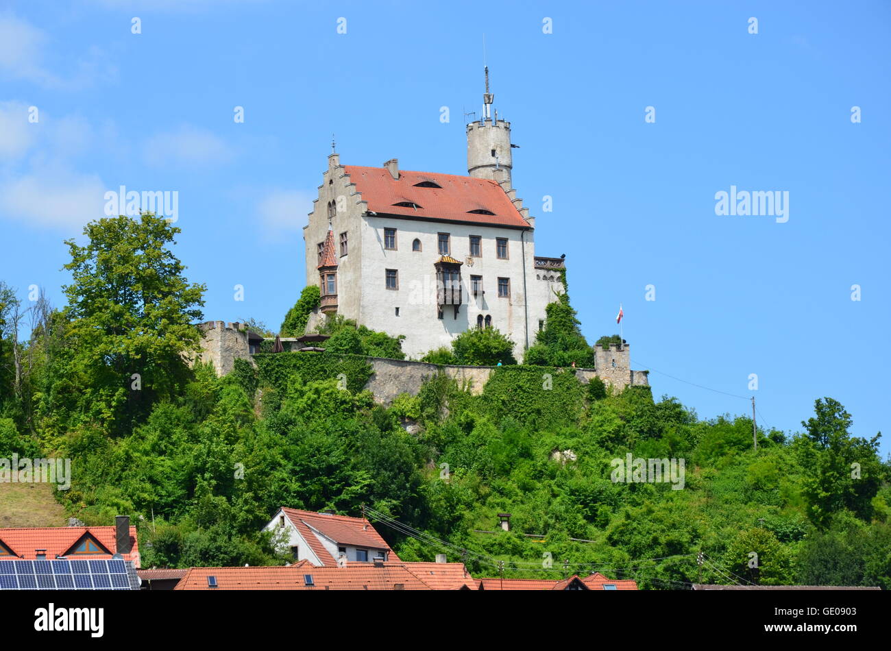 geography / travel, Germany, Bavaria, Goessweinstein, castle, Additional-Rights-Clearance-Info-Not-Available Stock Photo