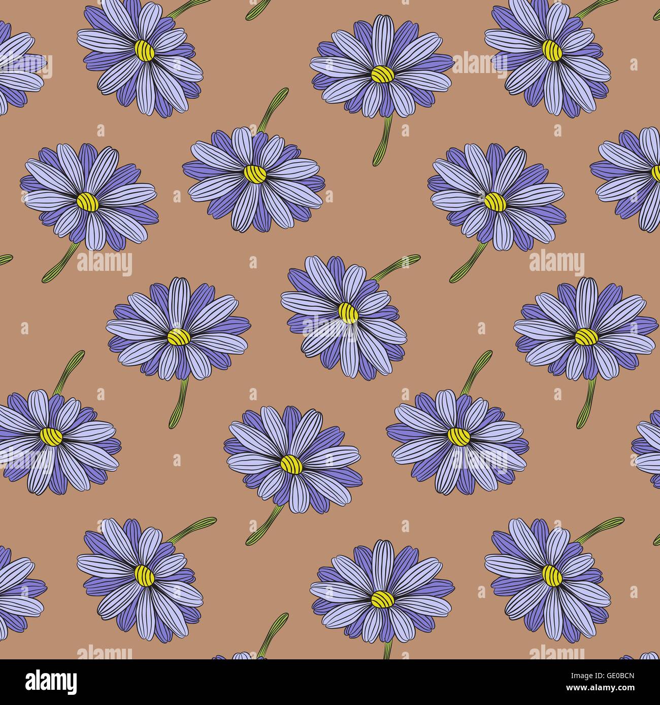 Seamless floral pattern vector Stock Vector Image & Art - Alamy