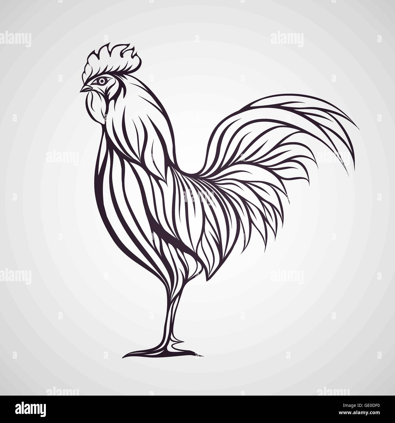 Chicken logo vector Stock Vector Image & Art - Alamy
