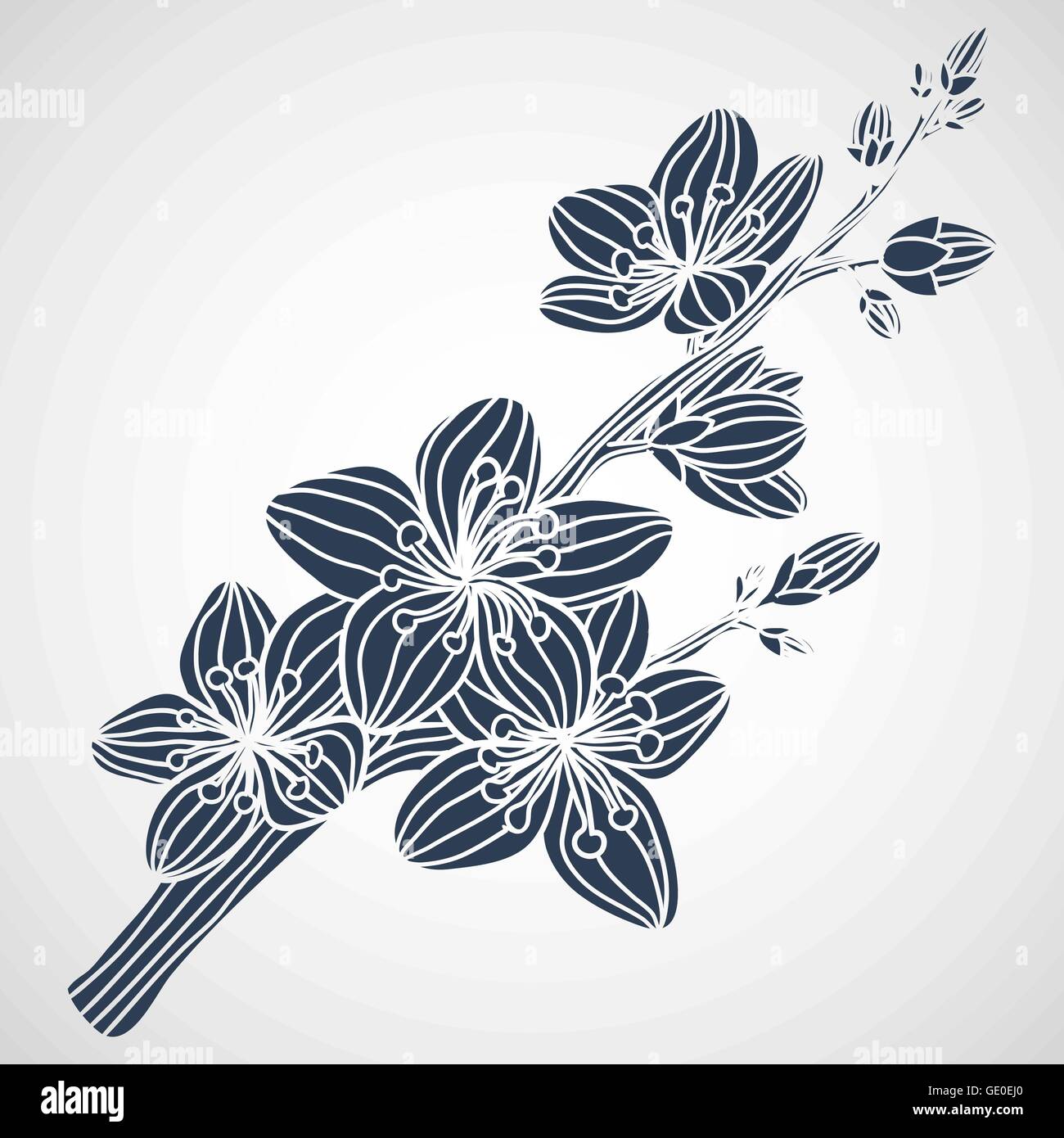flower tattoo vector Stock Vector Image & Art Alamy