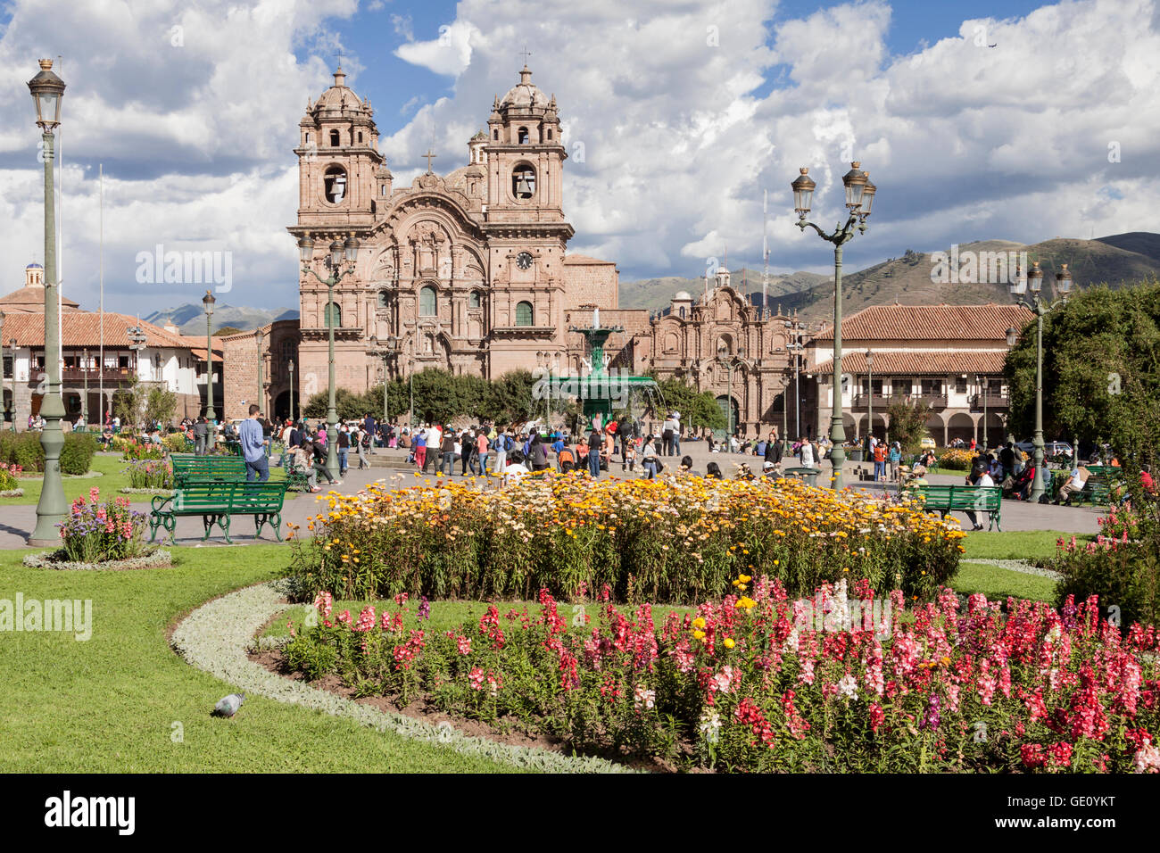 iglesia-de-la-compania-plaza-de-armas-cusco-peru-stock-photo-alamy