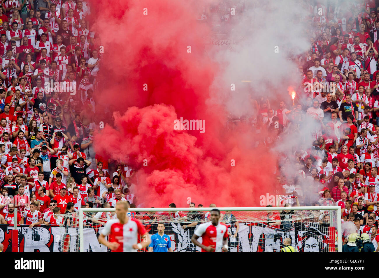 SK Slavia Praha, fans Stock Photo - Alamy