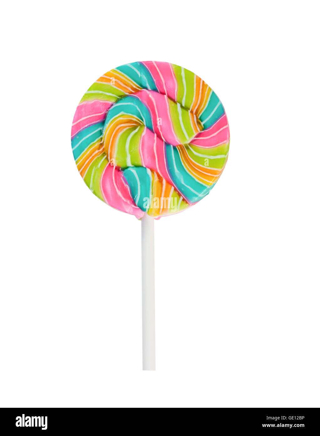 colorful sweet candy isolated on white Stock Photo - Alamy
