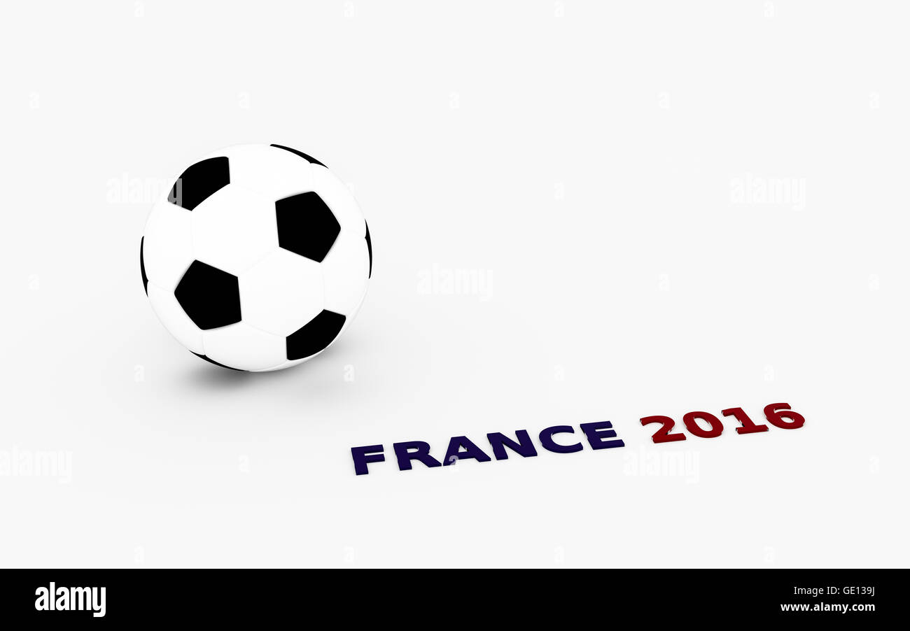 3d illustration of soccer ball isolated on white background Stock Photo ...