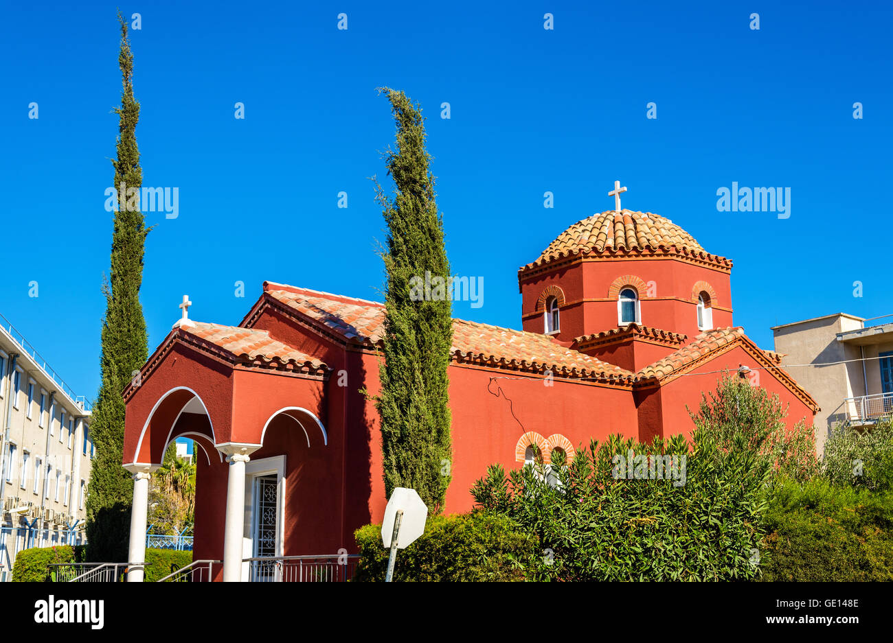 Church at the Old Hospital - Limassol, Cyprus Stock Photo