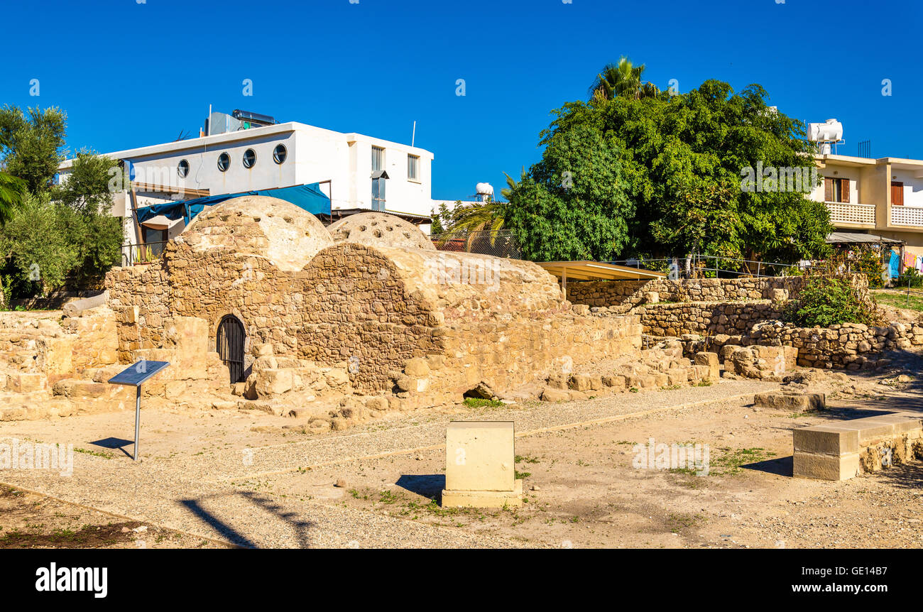 Medieval Ottoman baths in Paphos - Cyprus Stock Photo