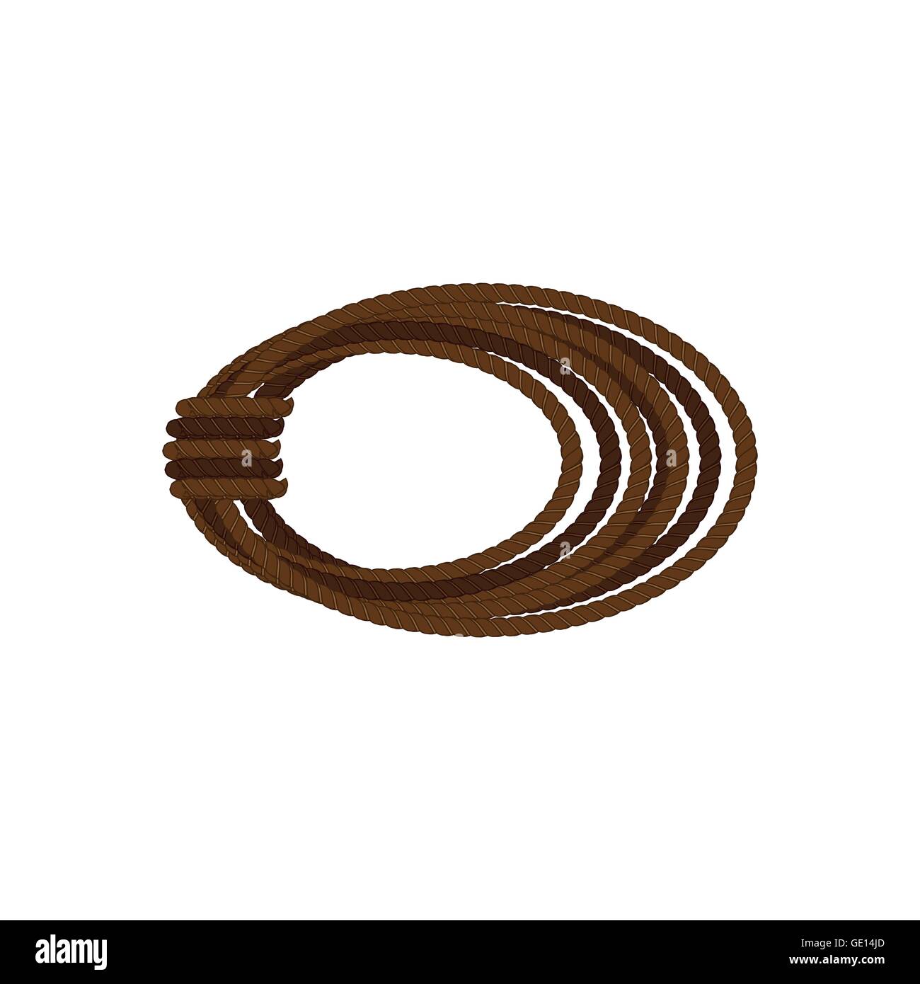 Straw Rope Drawing Twisted straw rope Stock Vector Images - Alamy