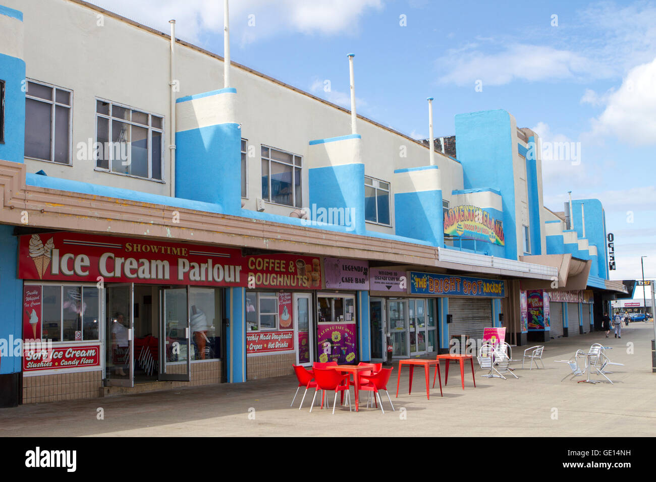 New Brighton ArtDeco Pavilion building, Wallasey, Merseyside, UK Stock Photo