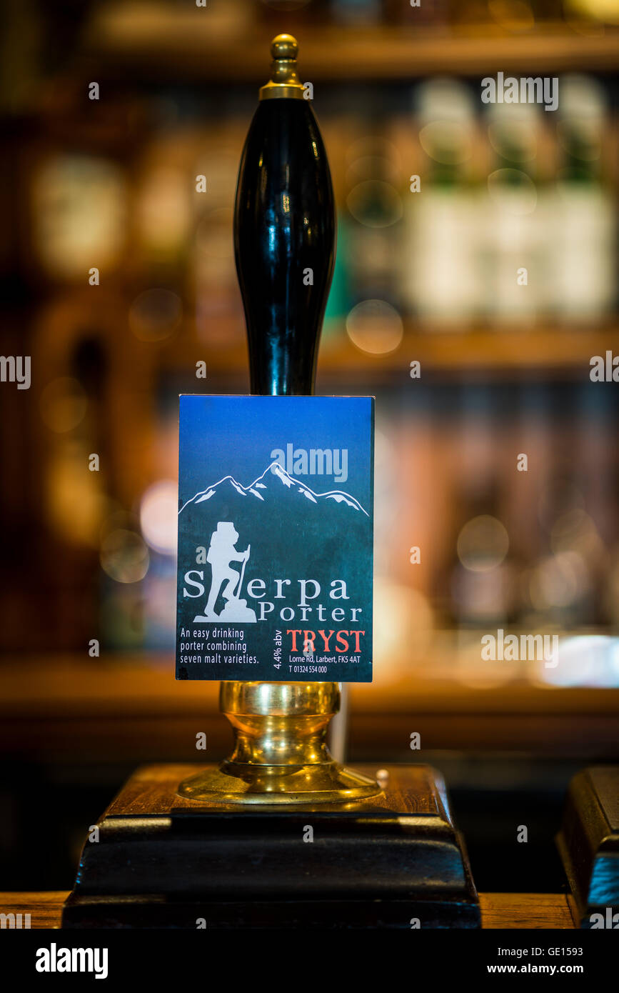 Scottish Real Ale Stock Photo