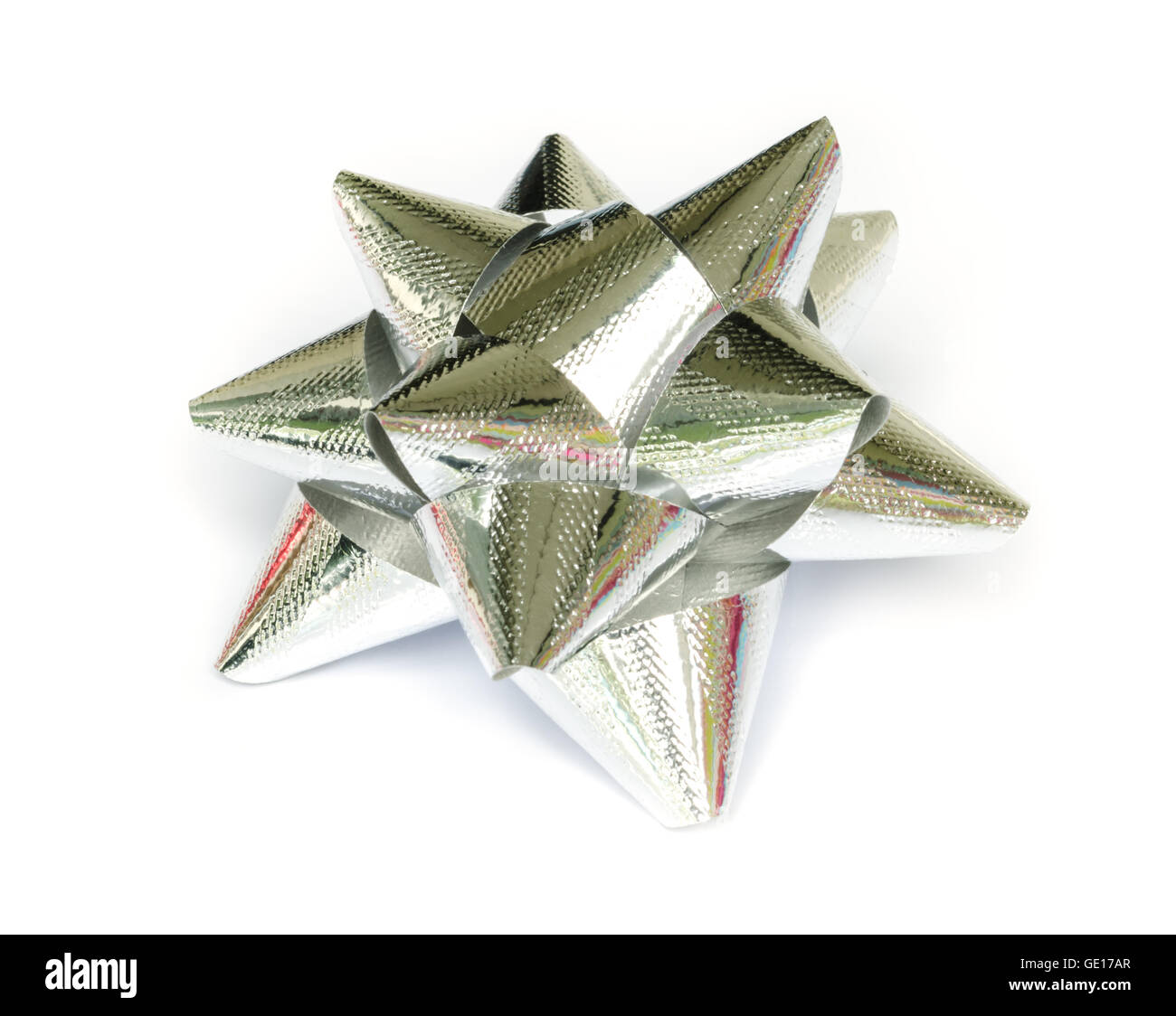 ribbon satin bows isolated on white background Stock Photo - Alamy