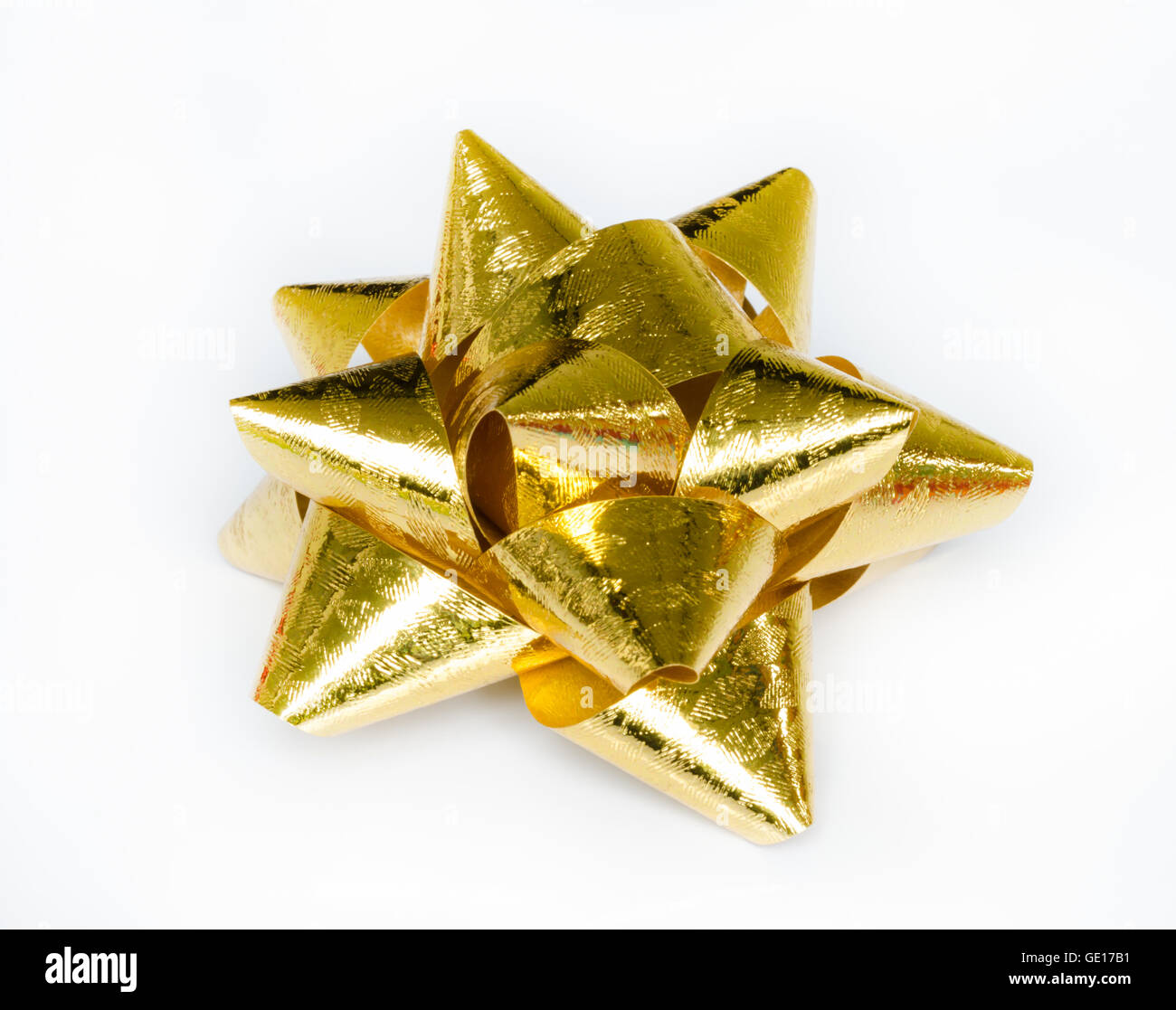 ribbon satin bows isolated on white background Stock Photo - Alamy