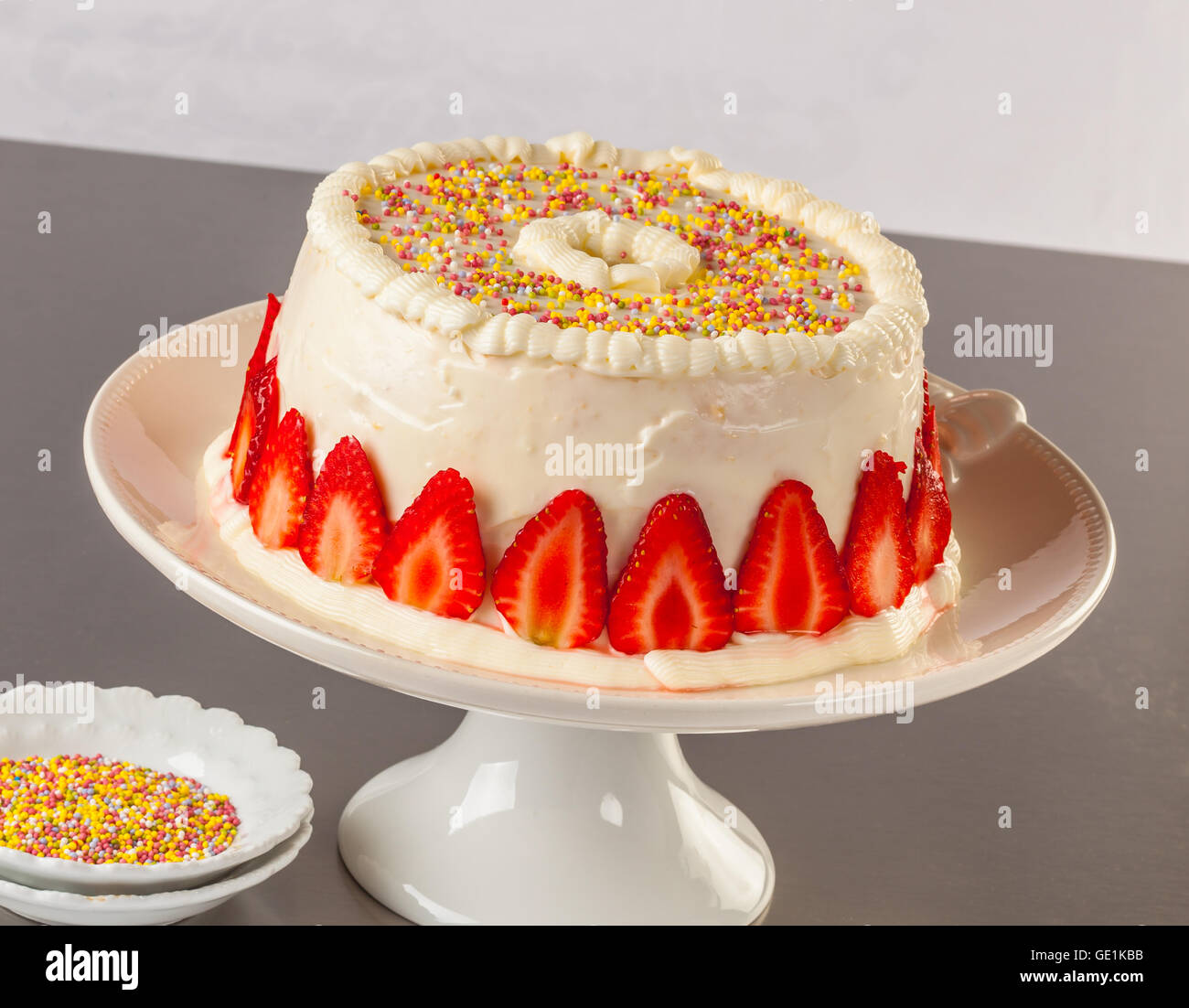 Angel Food Cake Or Angel Cake Is A Type Of Sponge Cake Made With