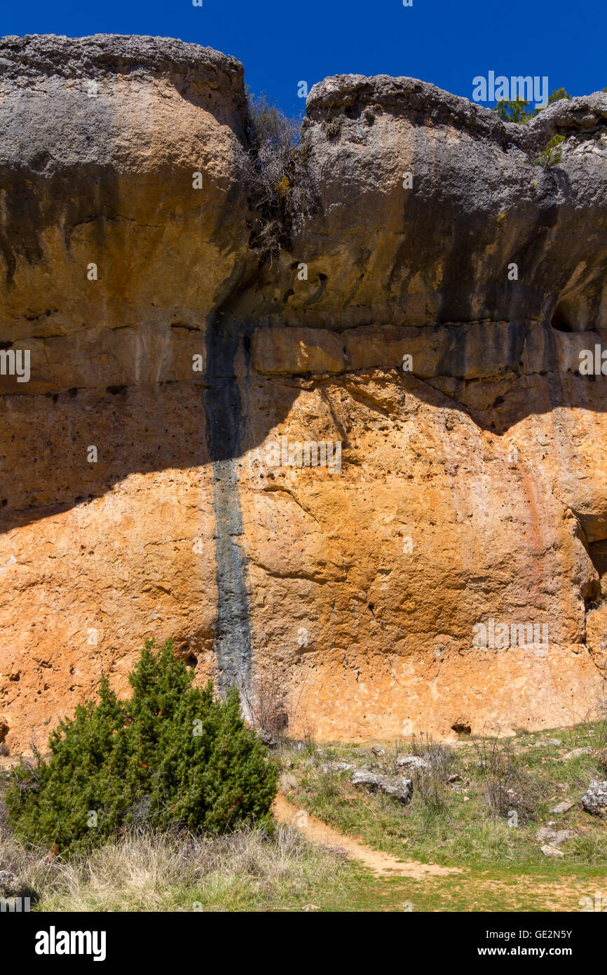 Rocks with capricious forms in the enchanted city of Cuenca, Spain ...