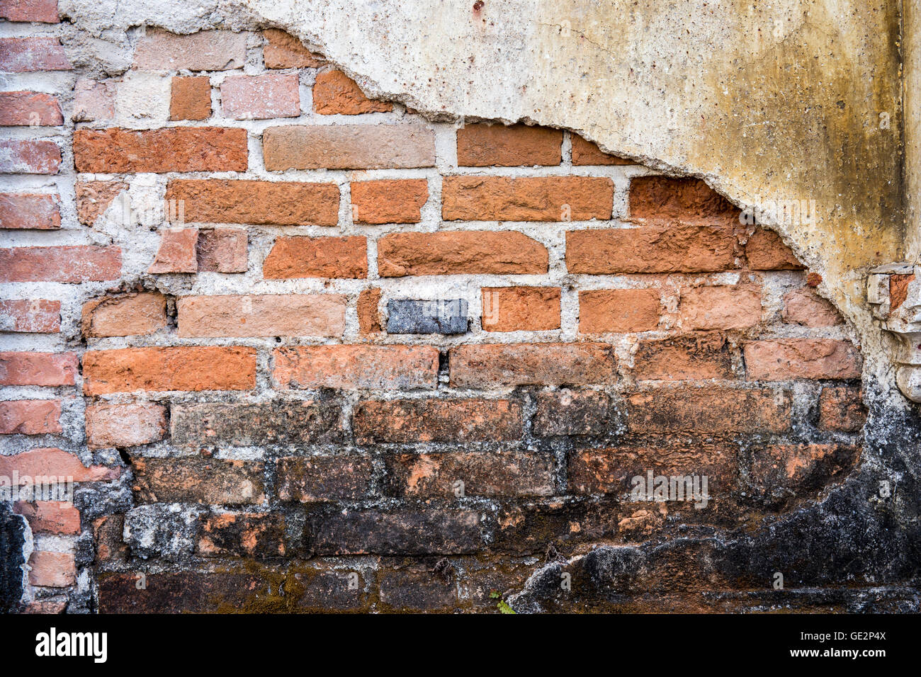 Grunge concrete wall cracks hi-res stock photography and images - Alamy