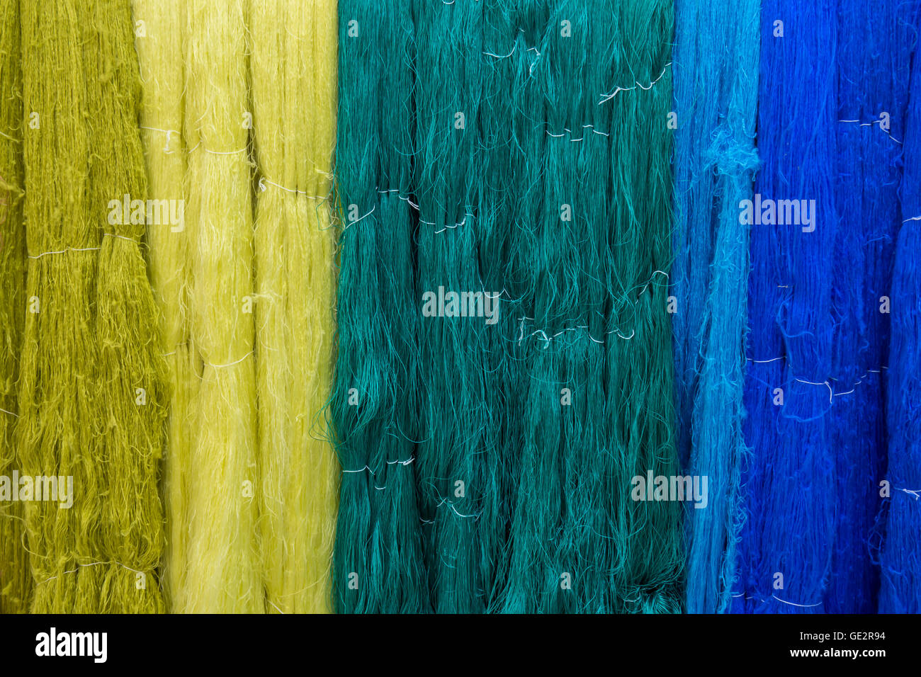Silk transform to products in Thailand Stock Photo