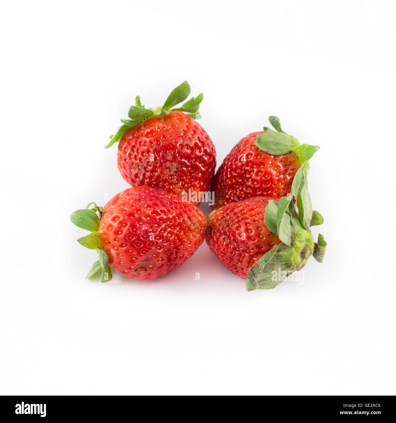 Strawberry isolated on white background Stock Photo - Alamy