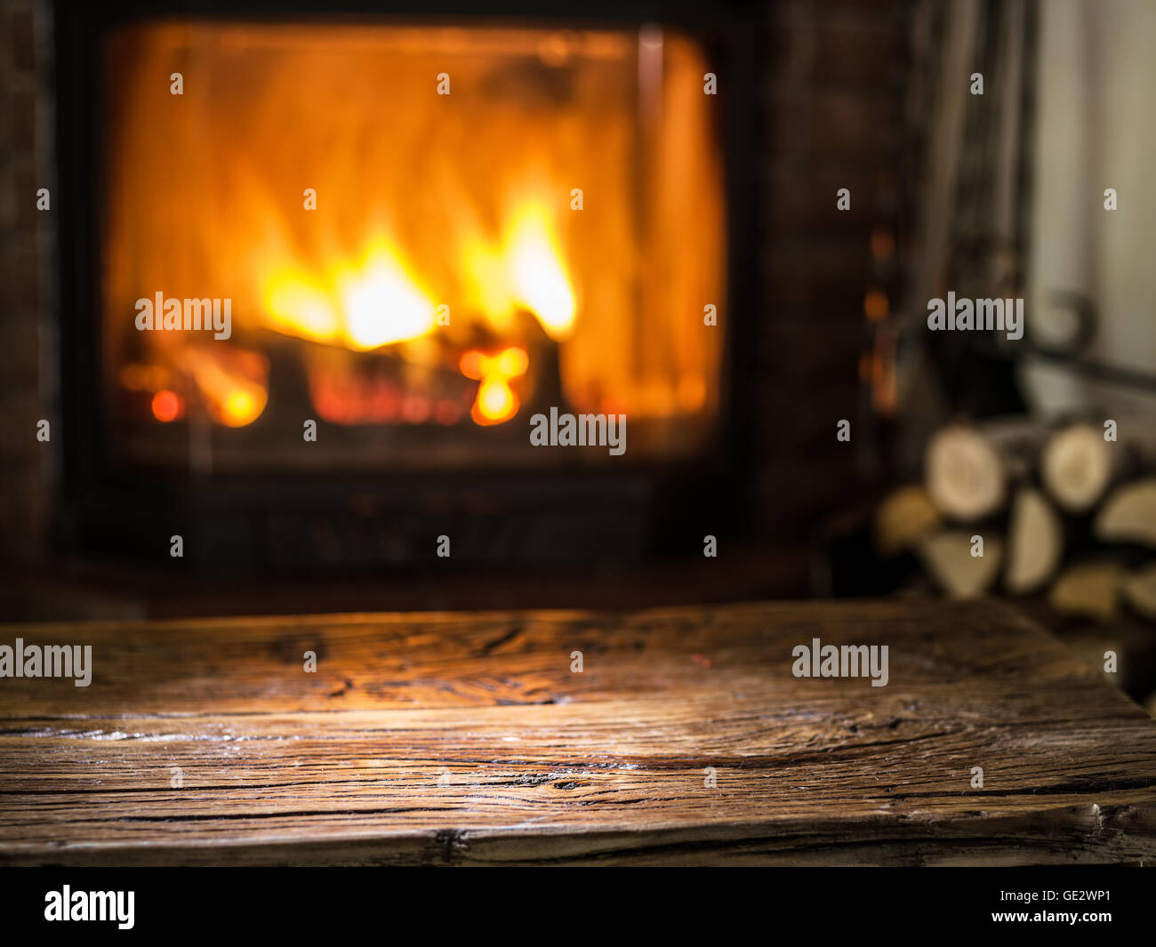 Wood for the fireplace hi-res stock photography and images - Alamy
