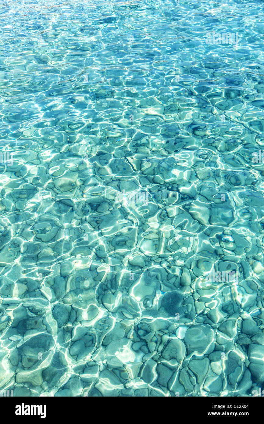 Beautiful Sparkling Sea Water Sea Bottom Stock Photo Alamy