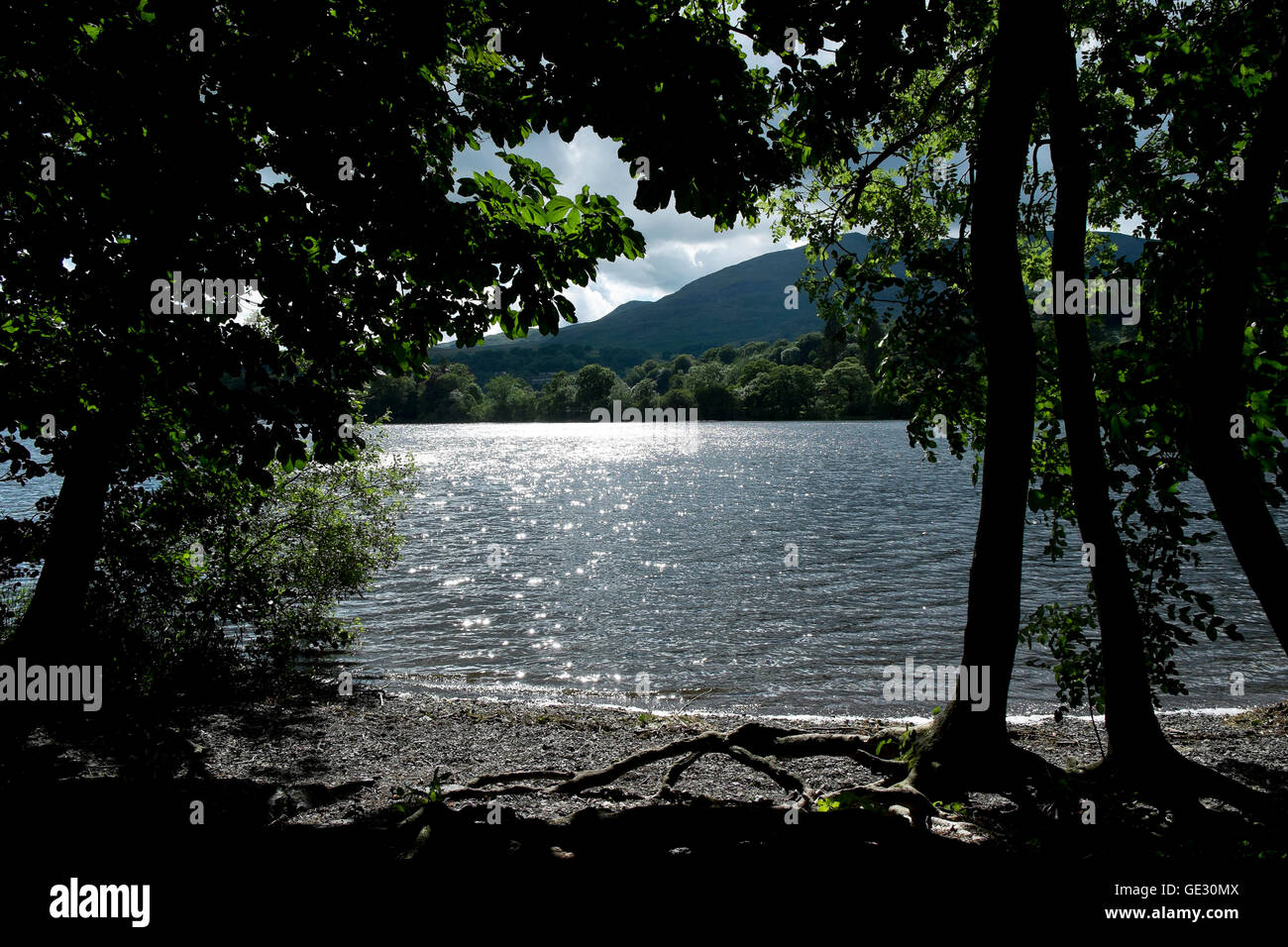 A view of Coniston Water Stock Photo Alamy