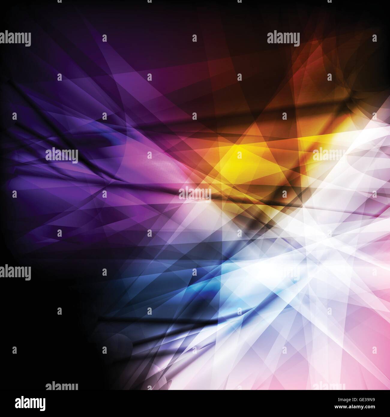Neon abstract lines design on dark background vector Stock Vector Image ...