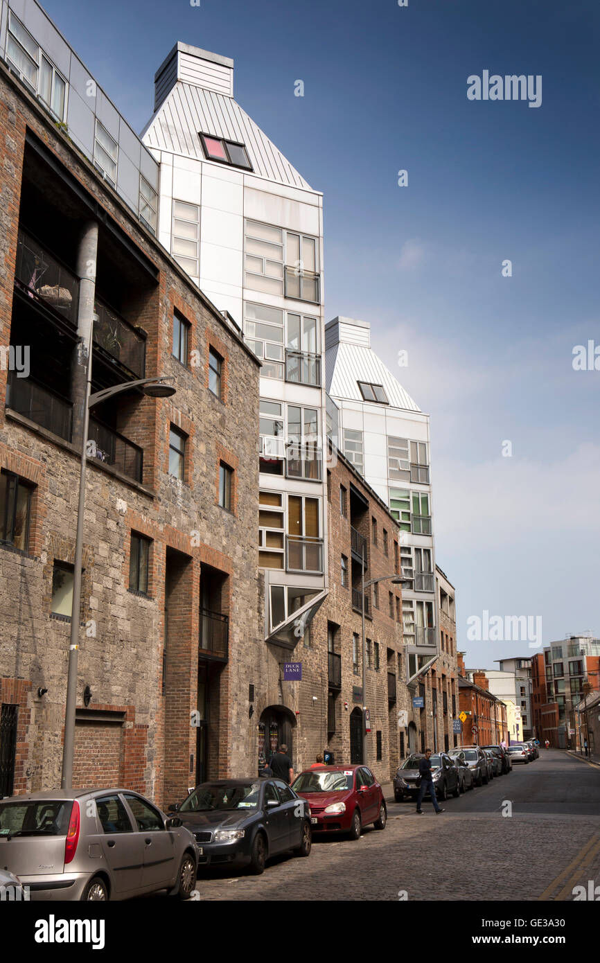 Ireland, Dublin, Smithfield, Bow Street, housing development in Old