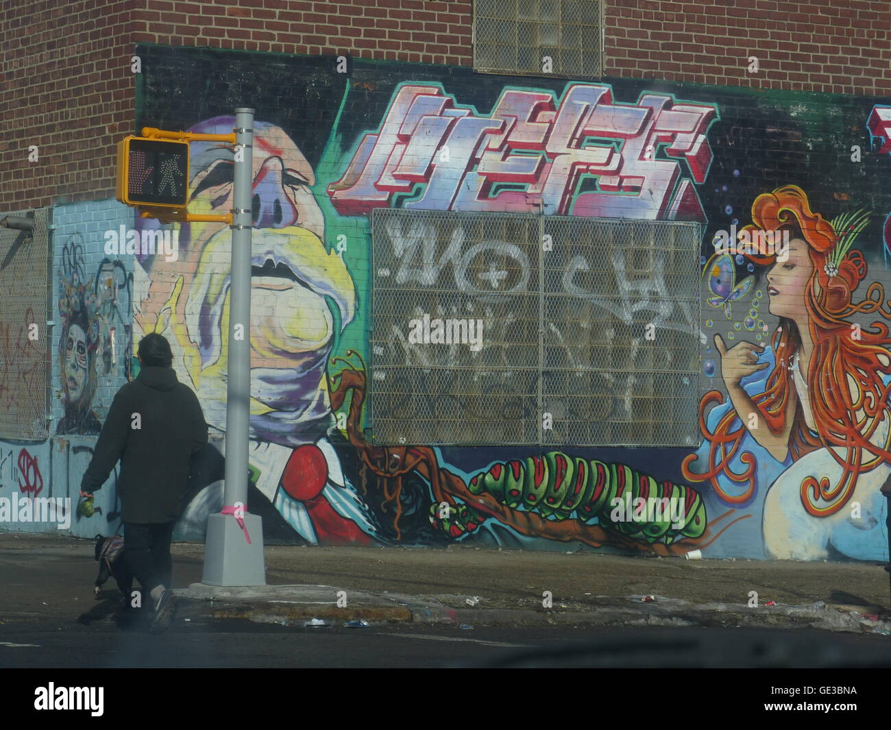 New York graffiti Stock Photo