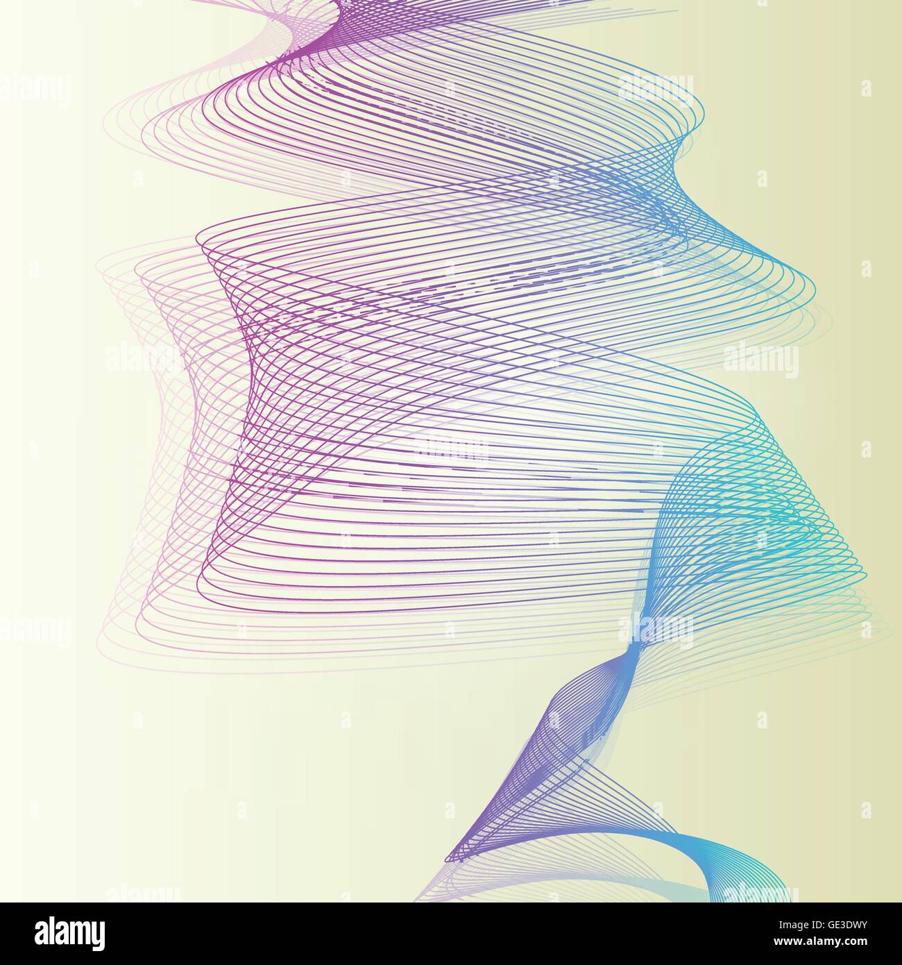 Abstract wave vintage retro lines background vector illustration motion ...