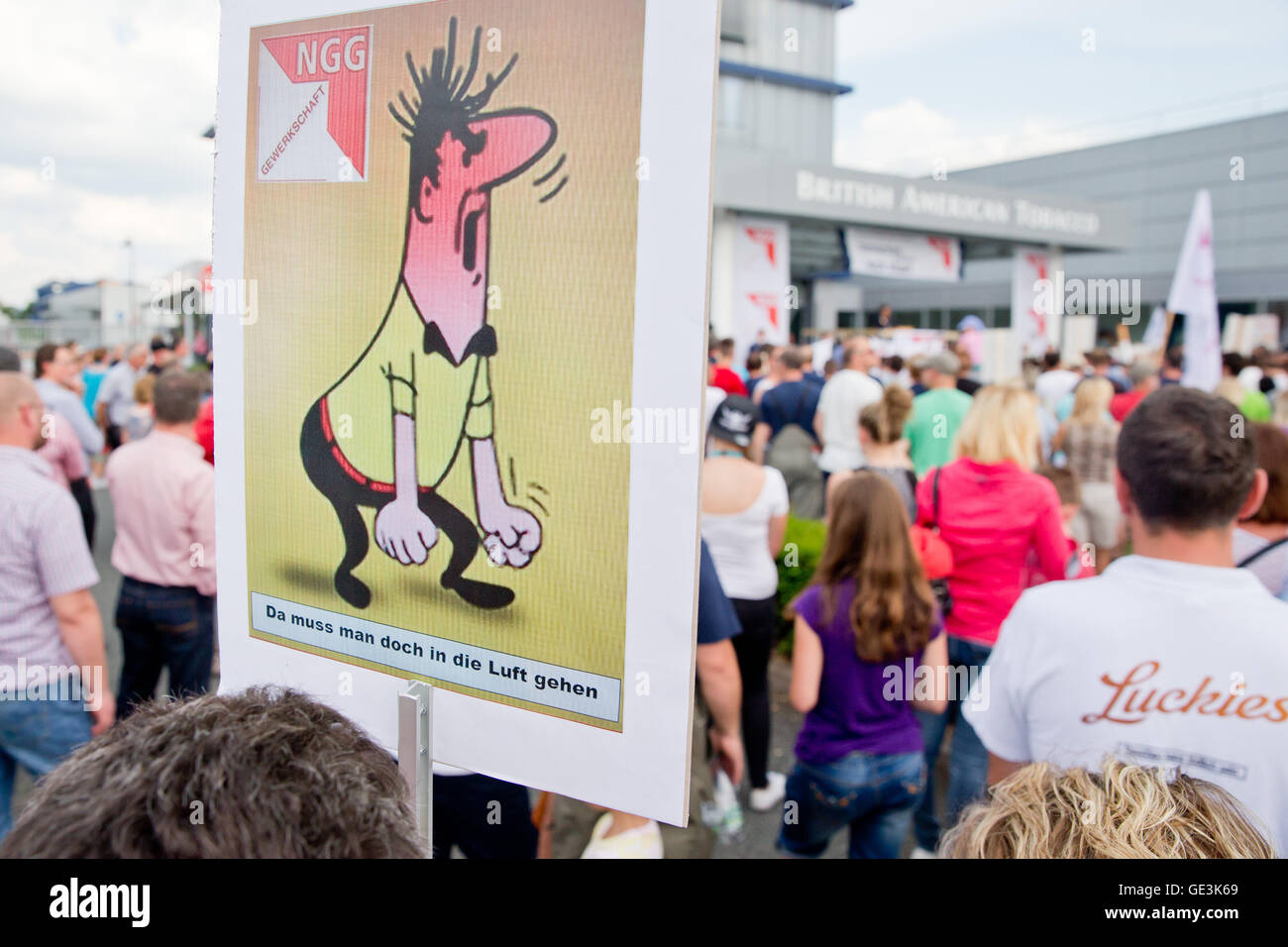 Employees of cigarette manufacturer British American Tobacco (BAT