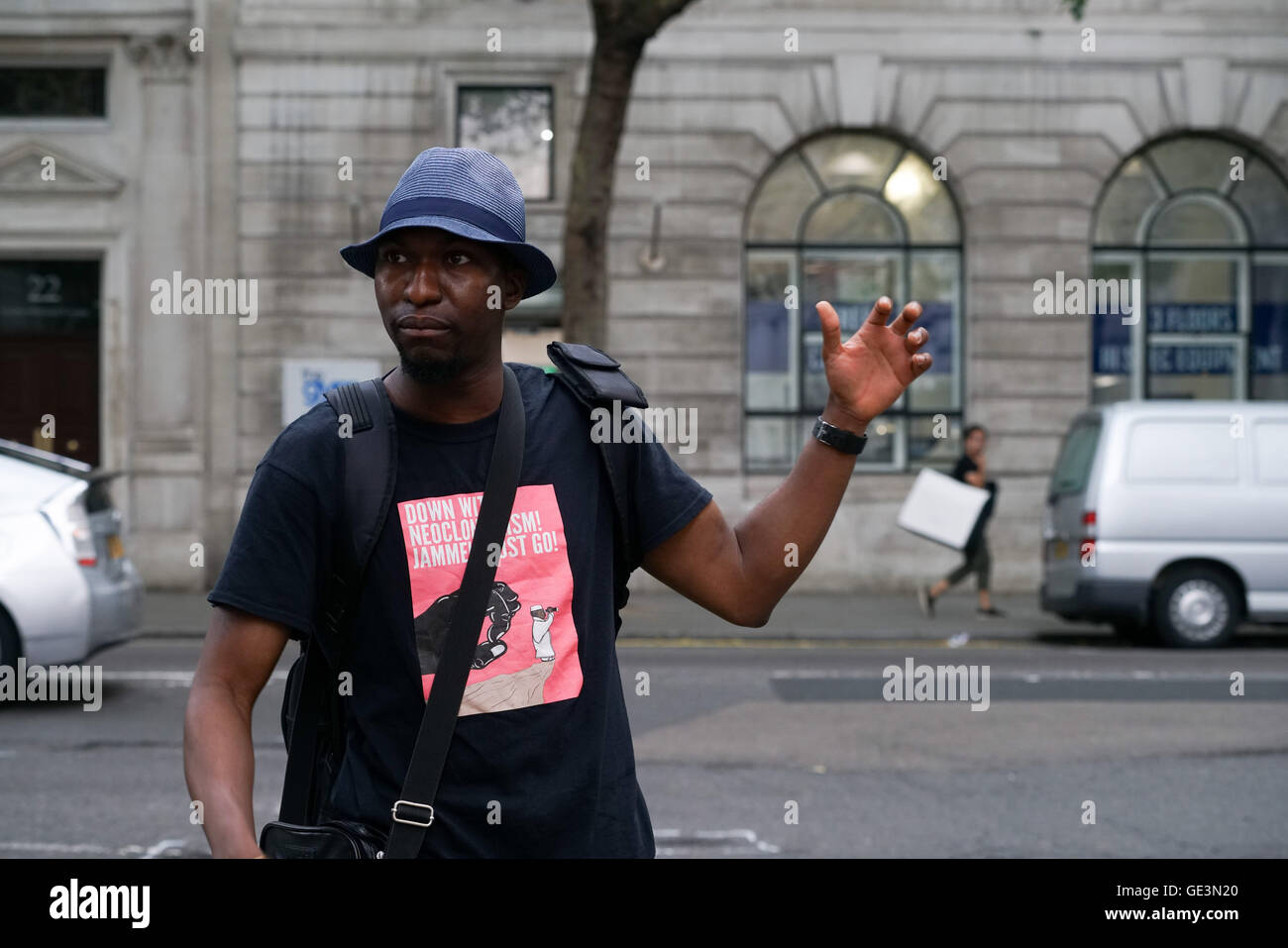 London, England, UK. 22nd July, 2016. UK Gambia protest to mark 22 ...