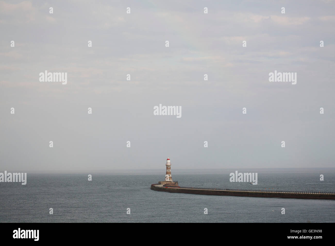 Sunderland, UK. 22nd July, 2016. Roker Pier during Sunderland International Airshow in Sunderland, England. The annual event attracts up to one million visitors a year and has taken place since 1988. Credit:  Stuart Forster/Alamy Live News Stock Photo