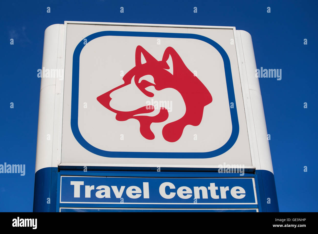 Joyceville, Ontario, Canada. 22nd July, 2016. Husky gas station in