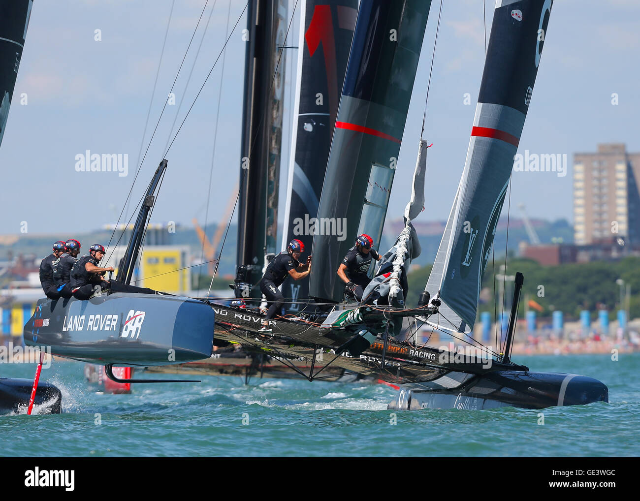 Portsmouth Harbour, Portsmouth, UK. 23rd July, 2016. Louis Vuitton